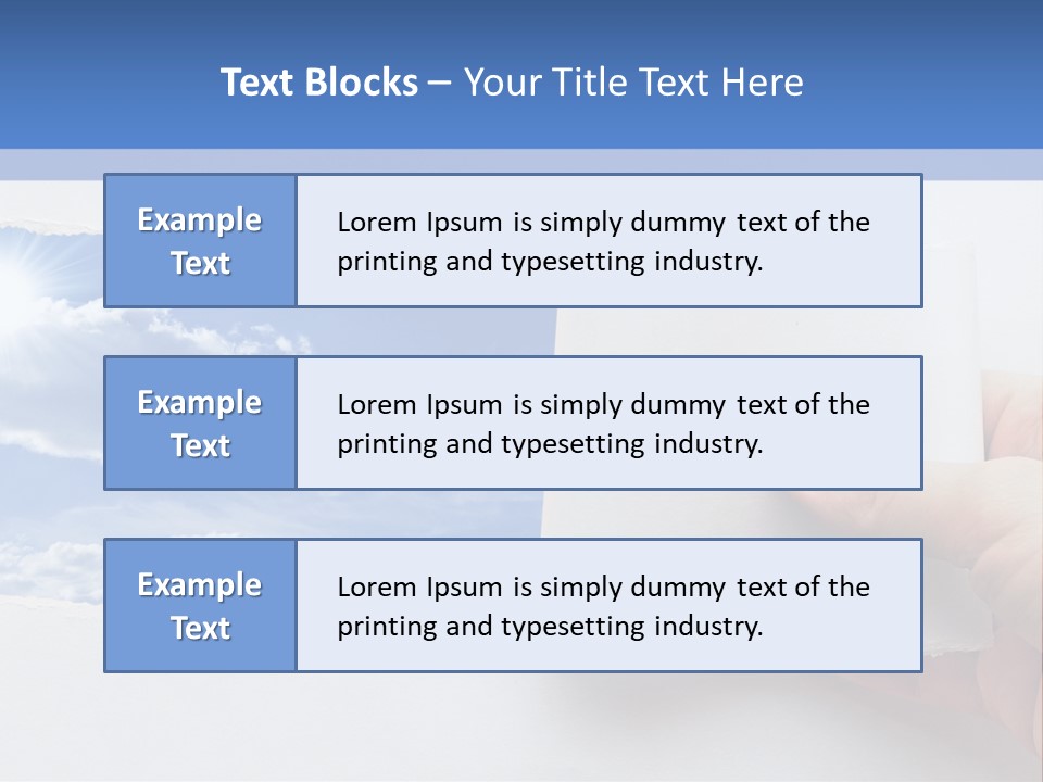 Perfection Imagine Freedom PowerPoint Template