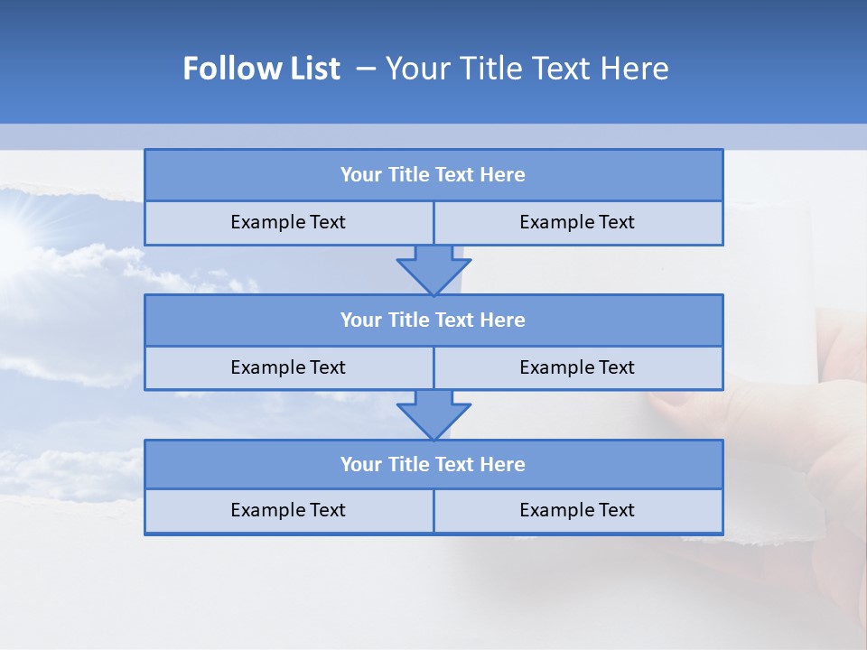 Perfection Imagine Freedom PowerPoint Template