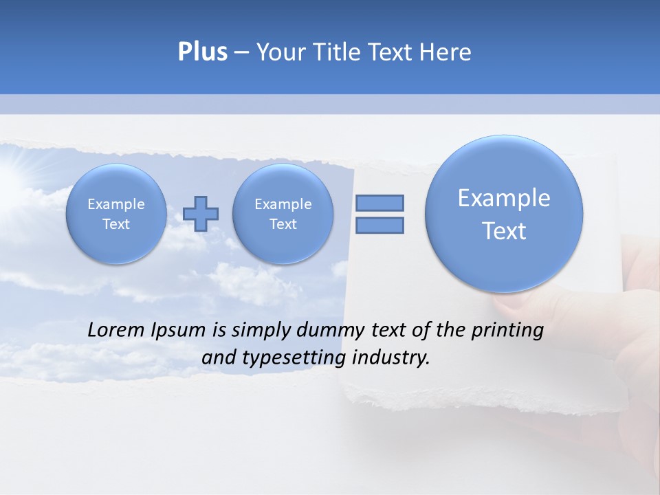 Perfection Imagine Freedom PowerPoint Template