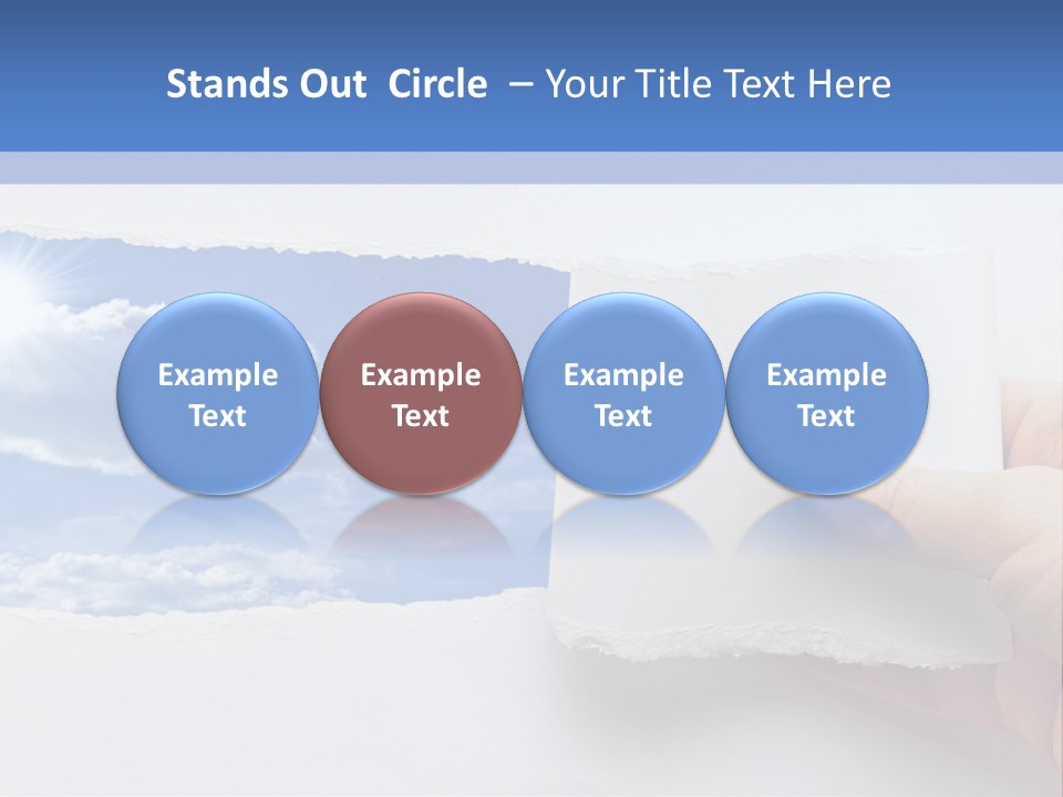 Perfection Imagine Freedom PowerPoint Template