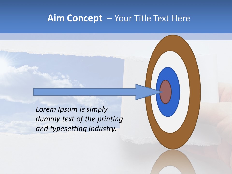 Perfection Imagine Freedom PowerPoint Template
