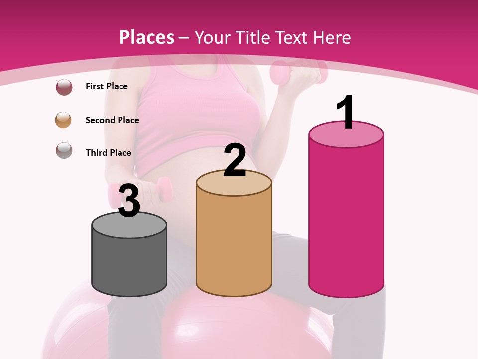 Young Sportswear Fit PowerPoint Template