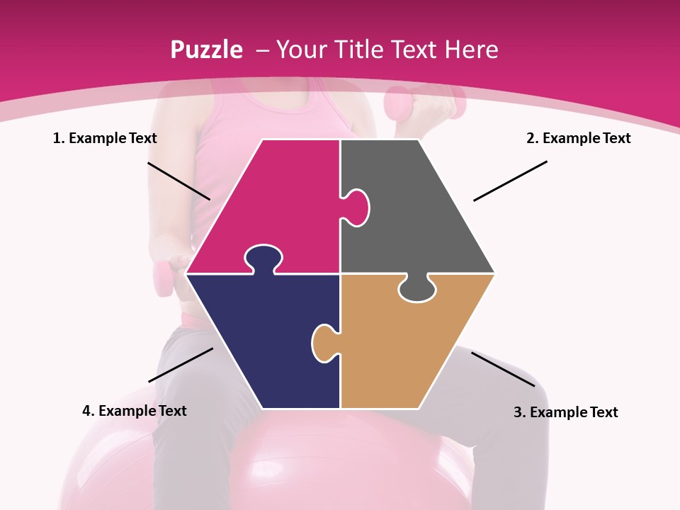 Young Sportswear Fit PowerPoint Template