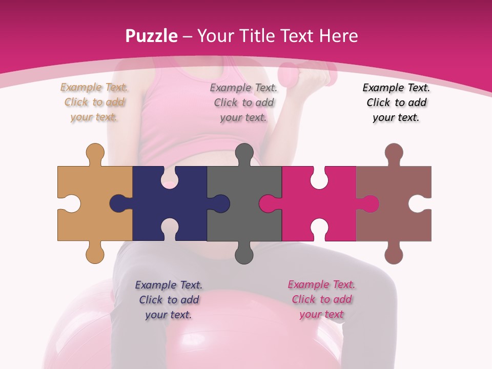 Young Sportswear Fit PowerPoint Template