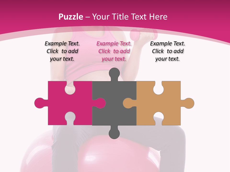 Young Sportswear Fit PowerPoint Template