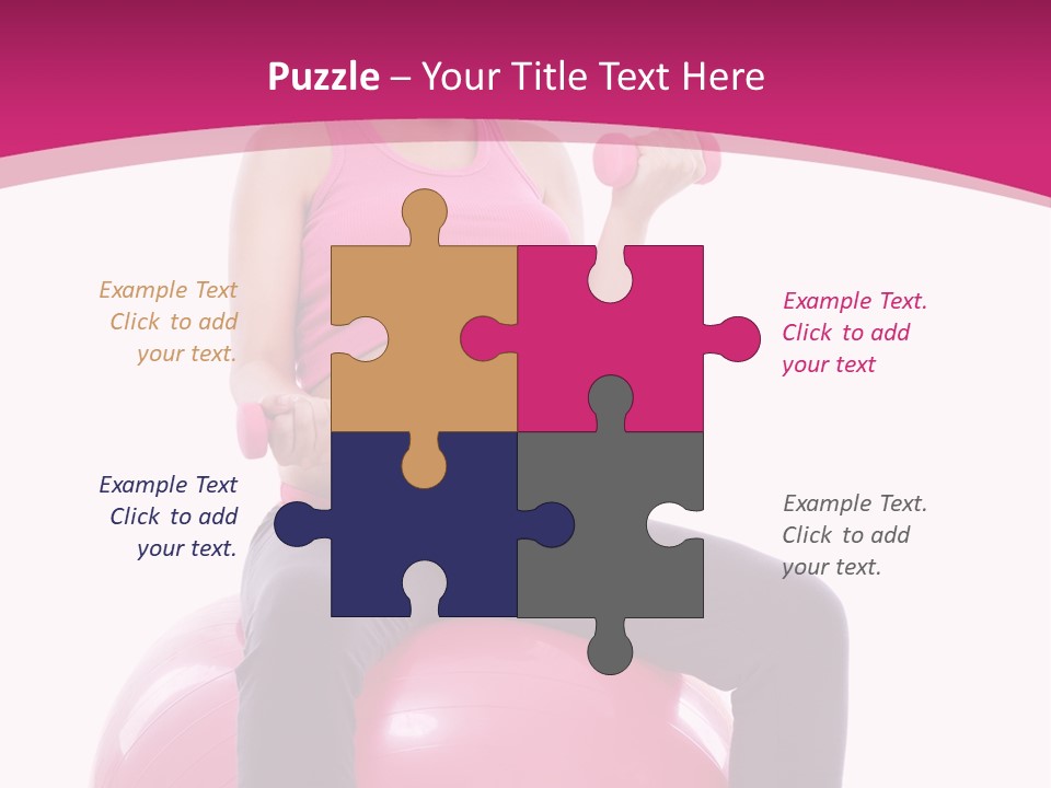 Young Sportswear Fit PowerPoint Template