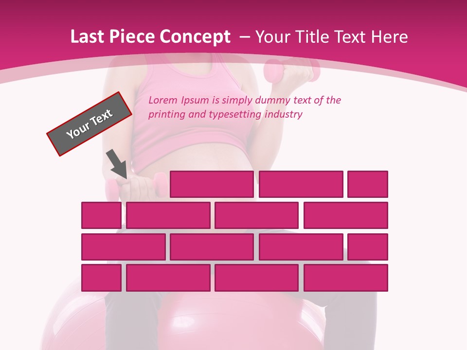 Young Sportswear Fit PowerPoint Template