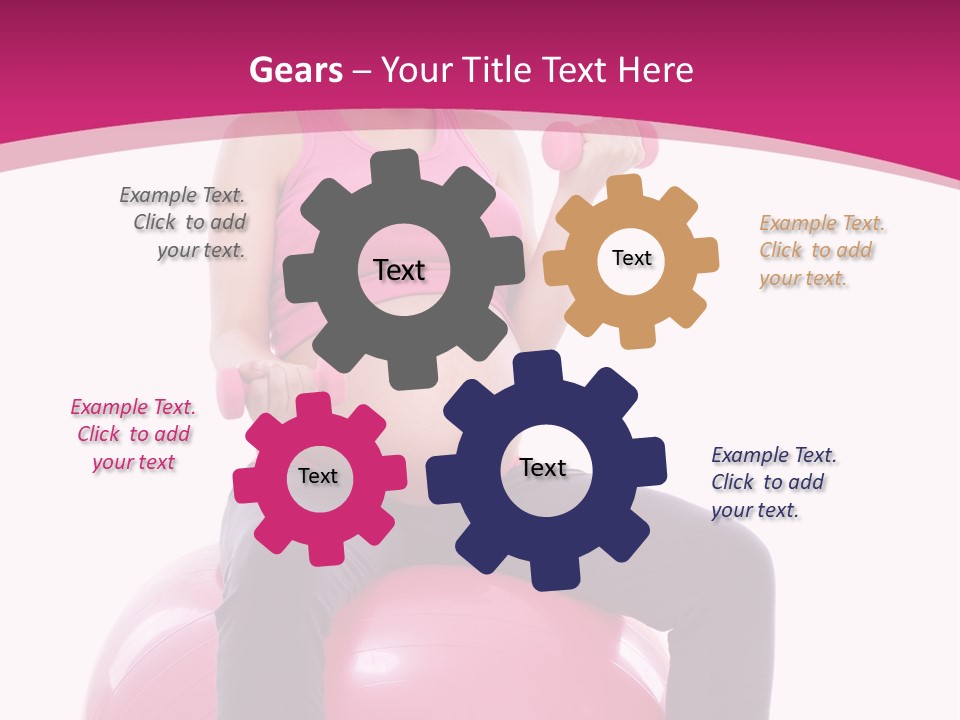 Young Sportswear Fit PowerPoint Template