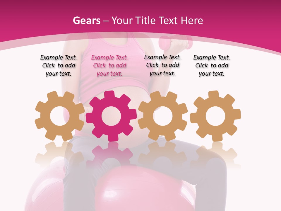 Young Sportswear Fit PowerPoint Template