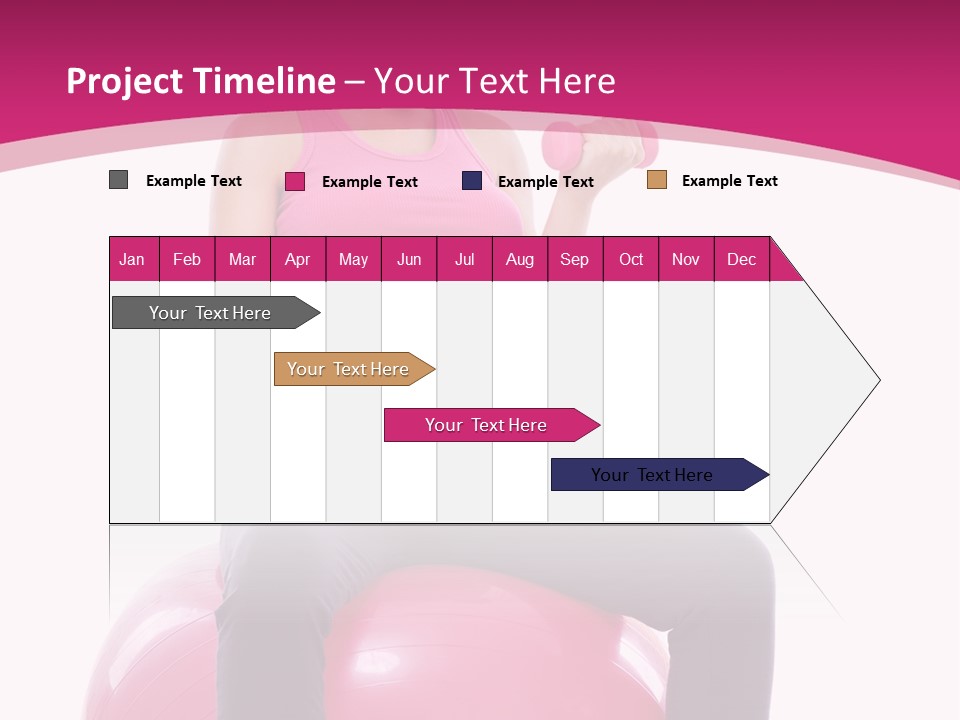 Young Sportswear Fit PowerPoint Template