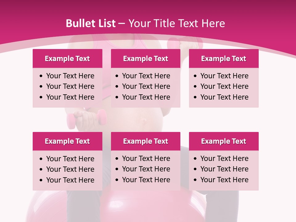 Young Sportswear Fit PowerPoint Template