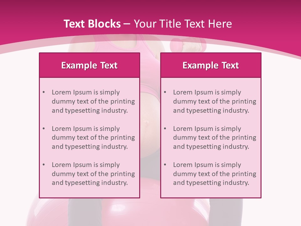 Young Sportswear Fit PowerPoint Template