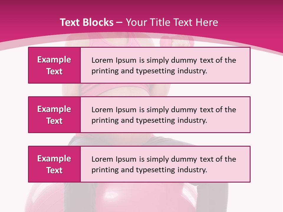 Young Sportswear Fit PowerPoint Template