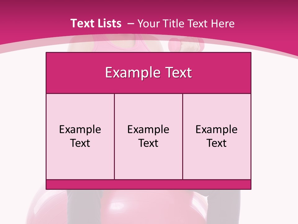 Young Sportswear Fit PowerPoint Template