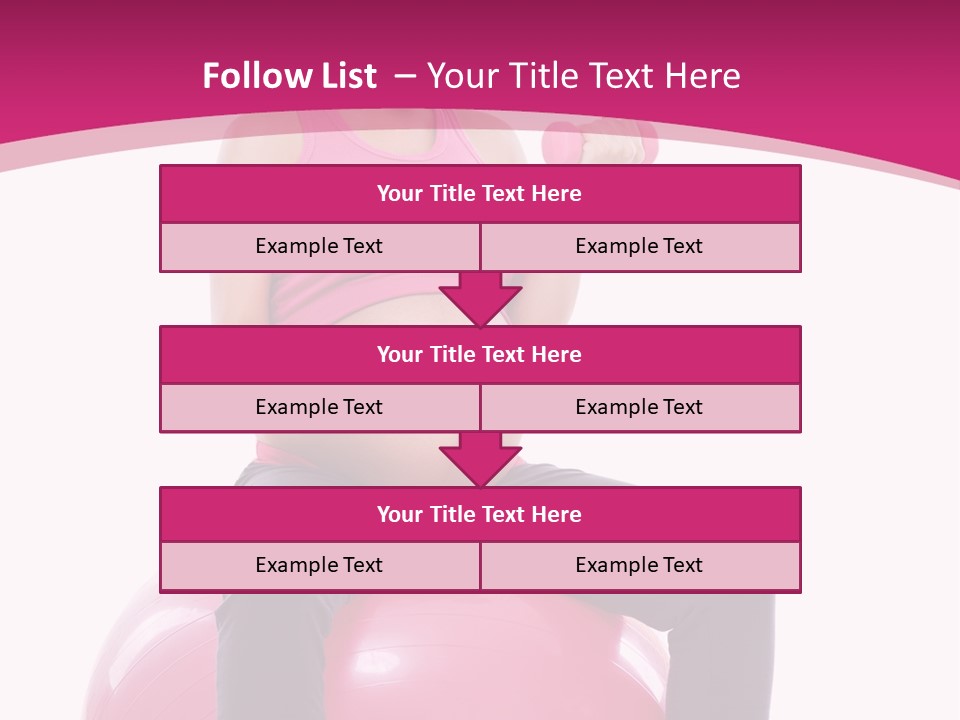 Young Sportswear Fit PowerPoint Template