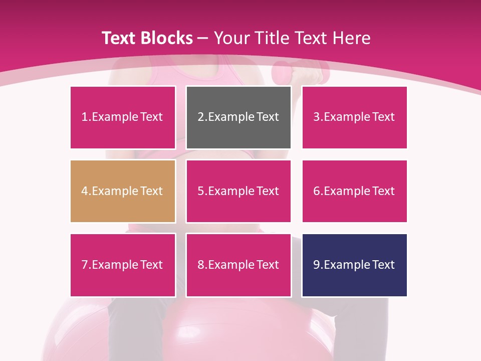 Young Sportswear Fit PowerPoint Template