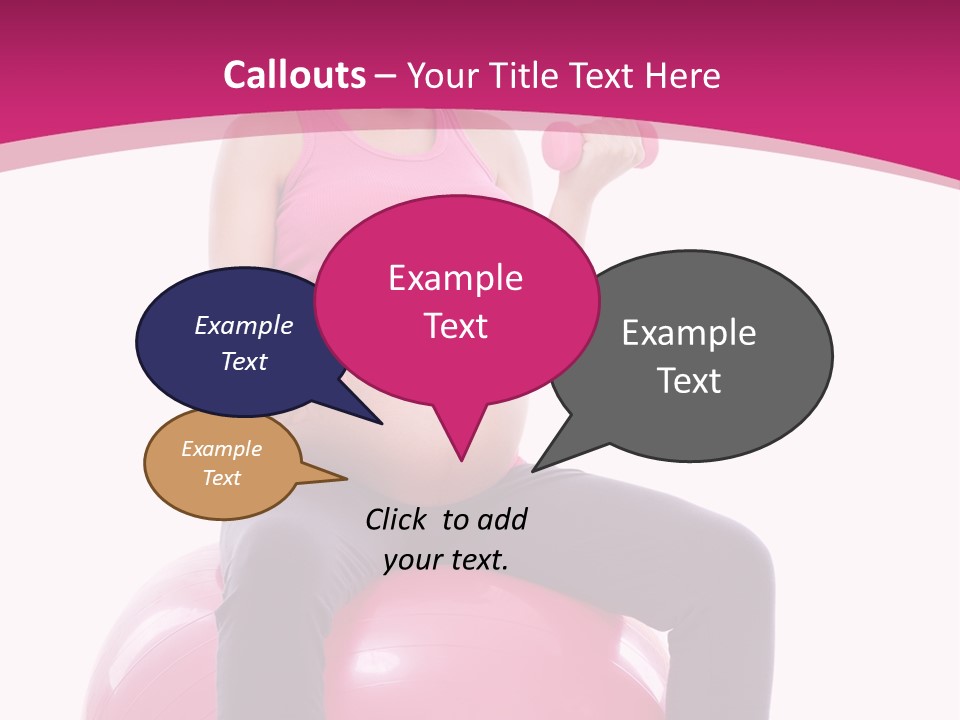 Young Sportswear Fit PowerPoint Template