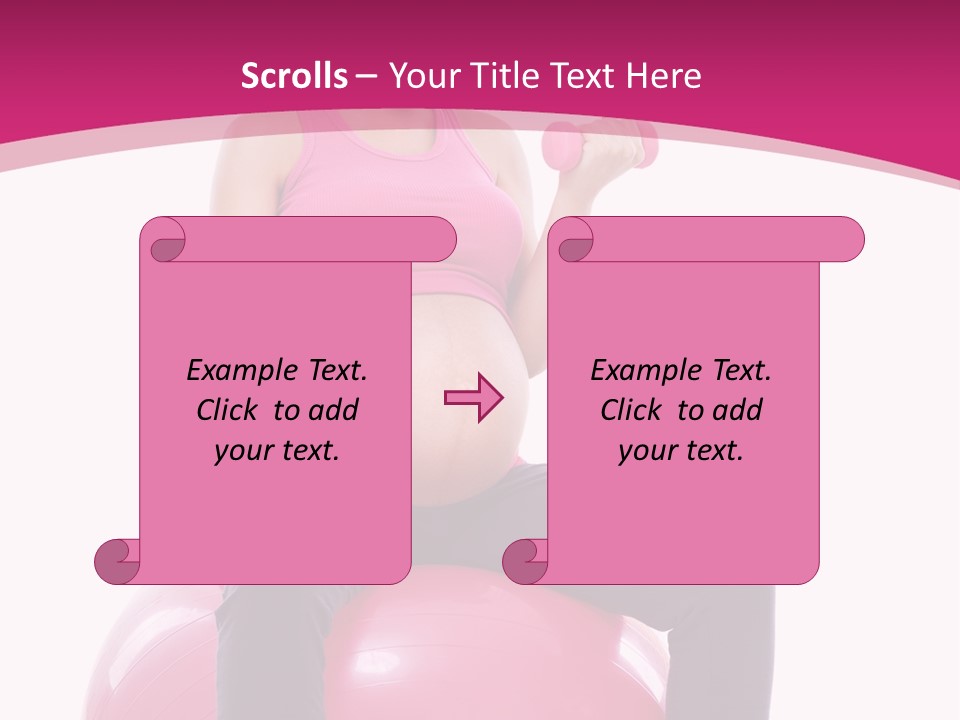 Young Sportswear Fit PowerPoint Template