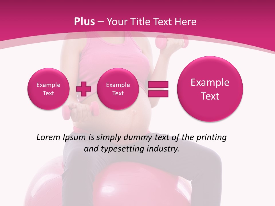 Young Sportswear Fit PowerPoint Template