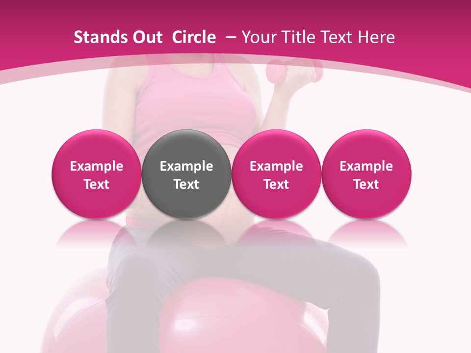 Young Sportswear Fit PowerPoint Template