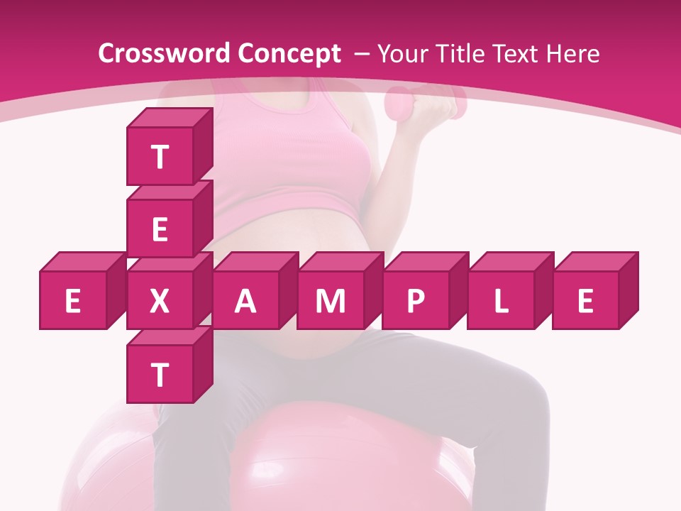 Young Sportswear Fit PowerPoint Template