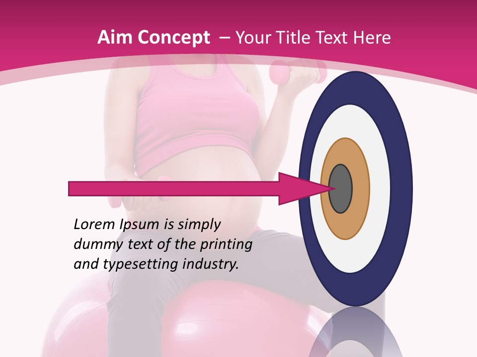 Young Sportswear Fit PowerPoint Template