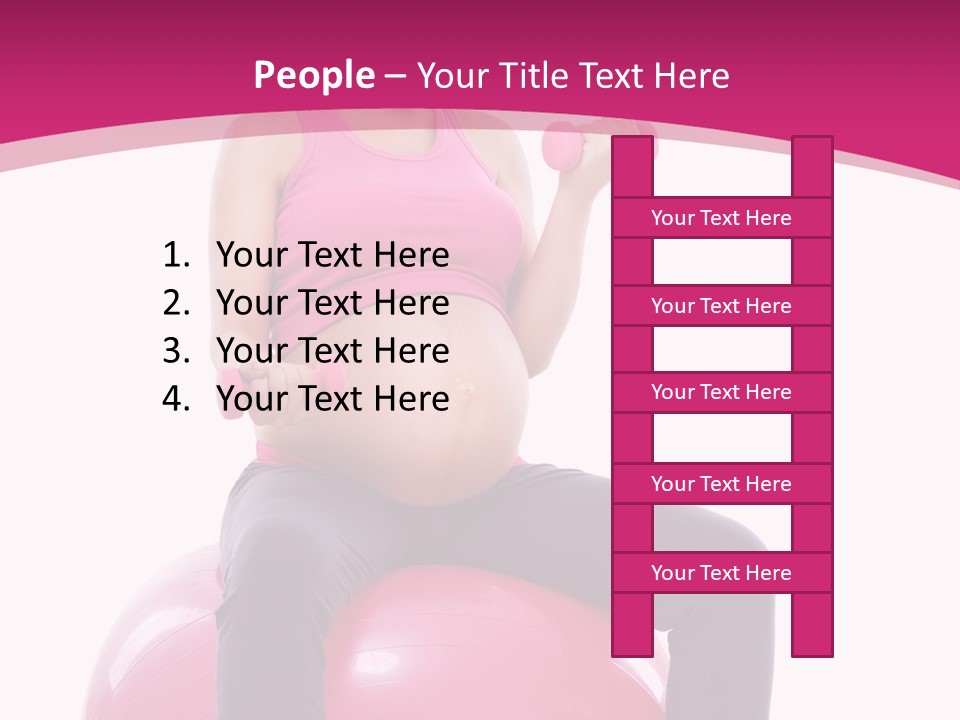 Young Sportswear Fit PowerPoint Template