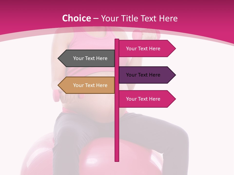 Young Sportswear Fit PowerPoint Template