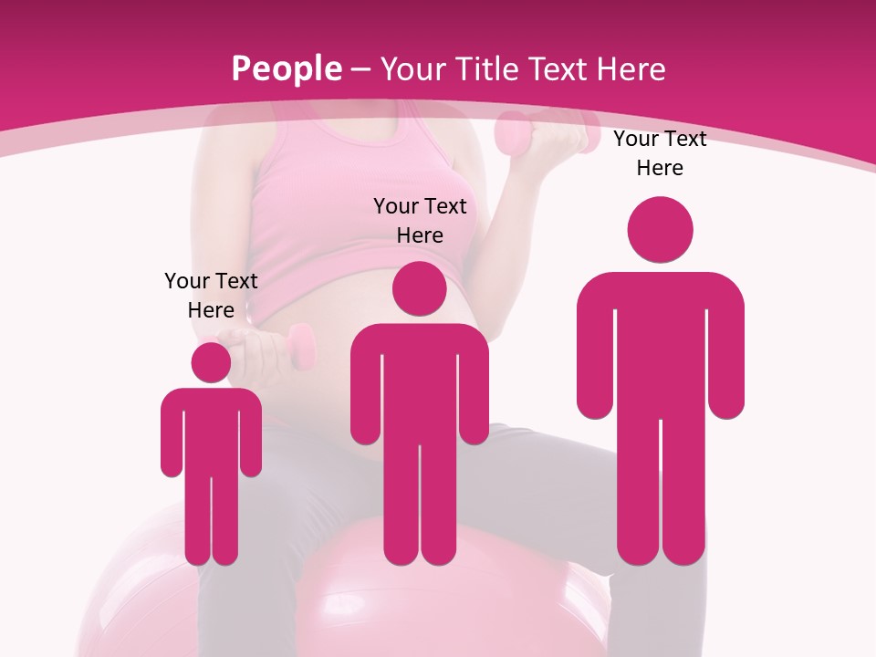 Young Sportswear Fit PowerPoint Template