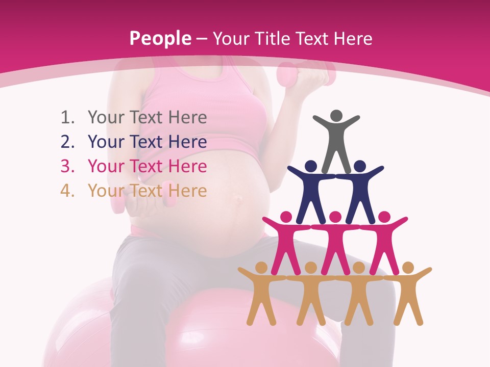 Young Sportswear Fit PowerPoint Template