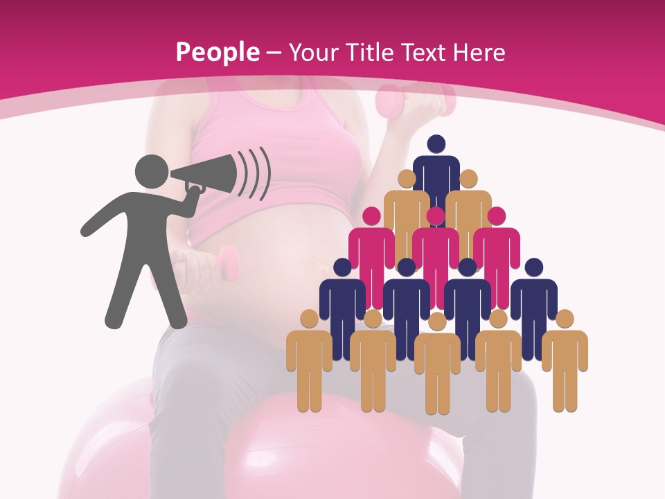 Young Sportswear Fit PowerPoint Template