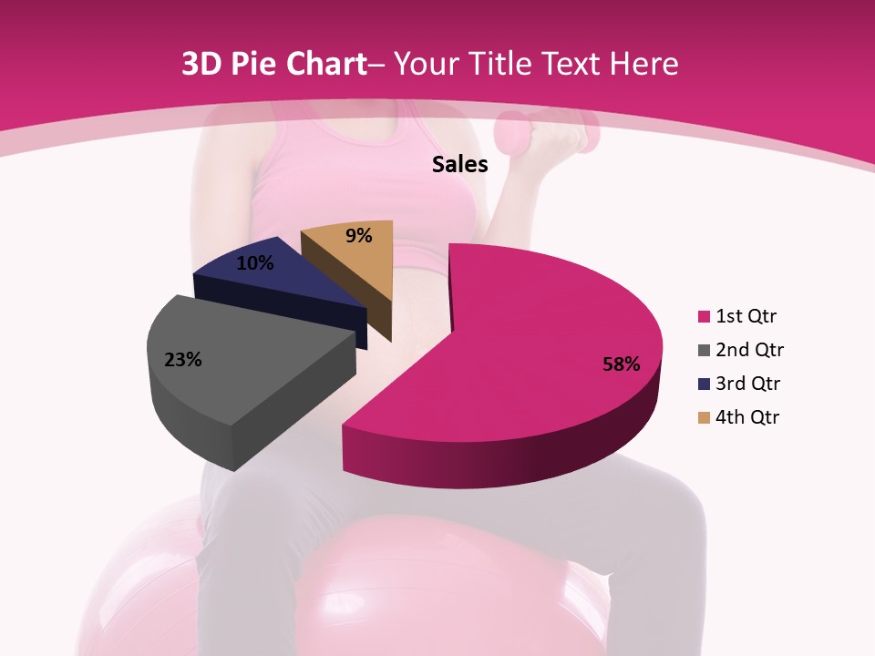 Young Sportswear Fit PowerPoint Template
