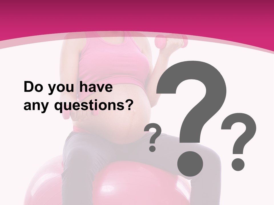 Young Sportswear Fit PowerPoint Template