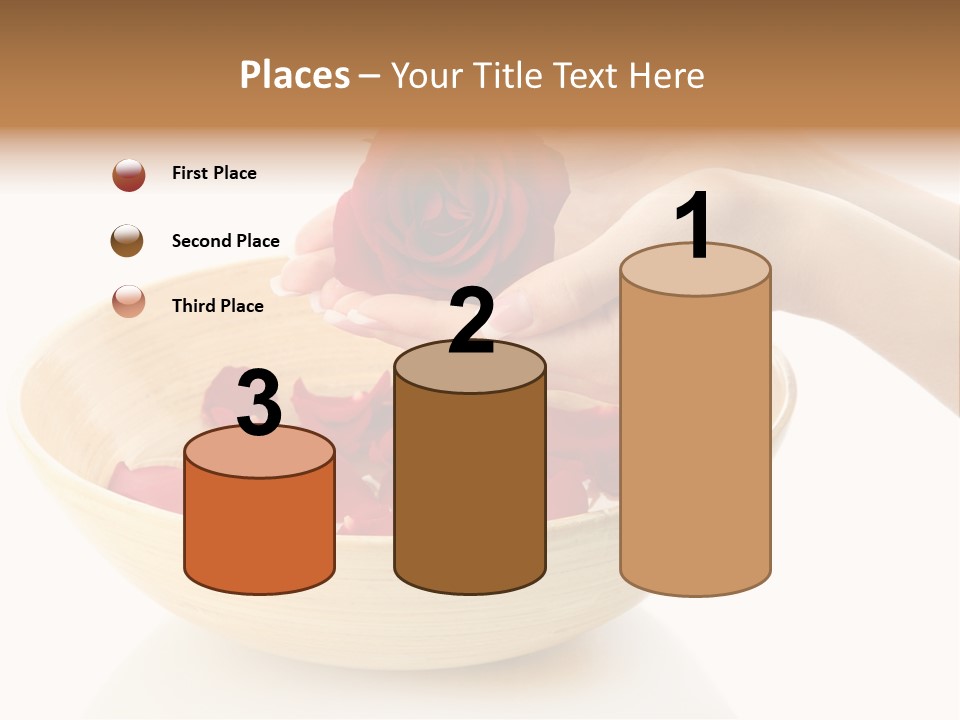 Female Water Treat PowerPoint Template