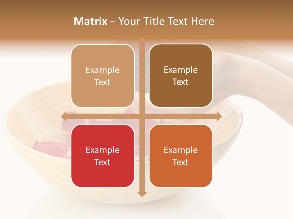 Female Water Treat PowerPoint Template