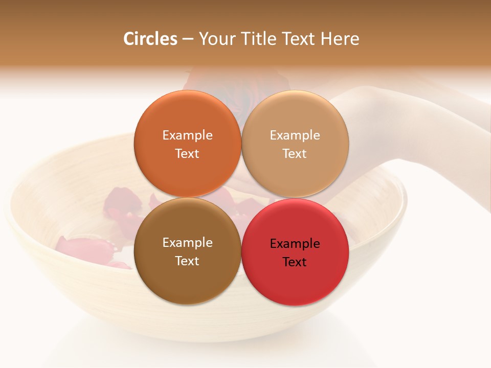 Female Water Treat PowerPoint Template