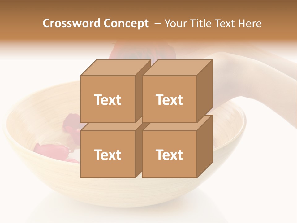 Female Water Treat PowerPoint Template