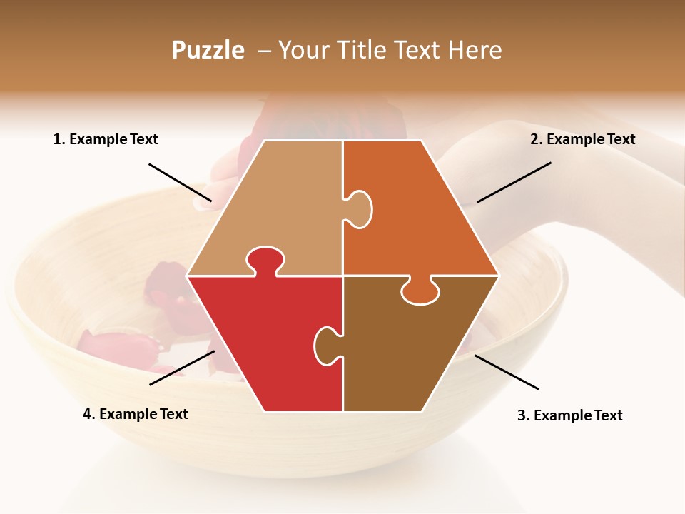 Female Water Treat PowerPoint Template