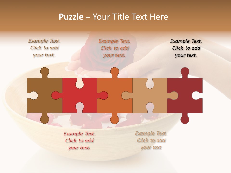 Female Water Treat PowerPoint Template