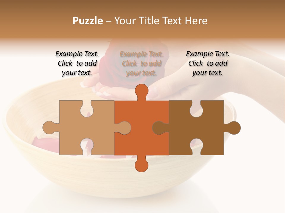 Female Water Treat PowerPoint Template