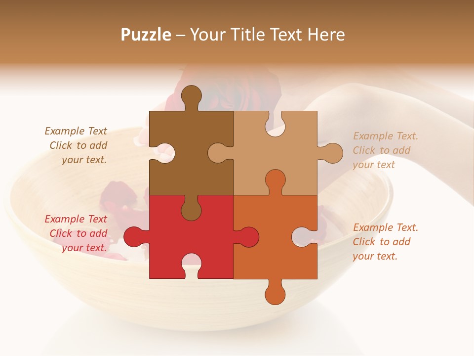 Female Water Treat PowerPoint Template