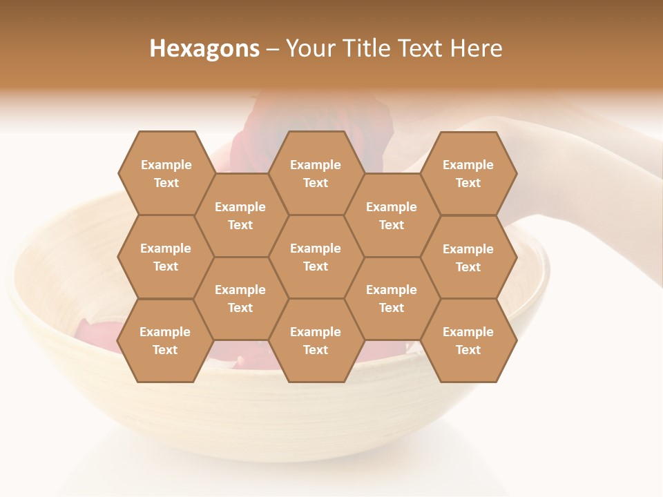 Female Water Treat PowerPoint Template