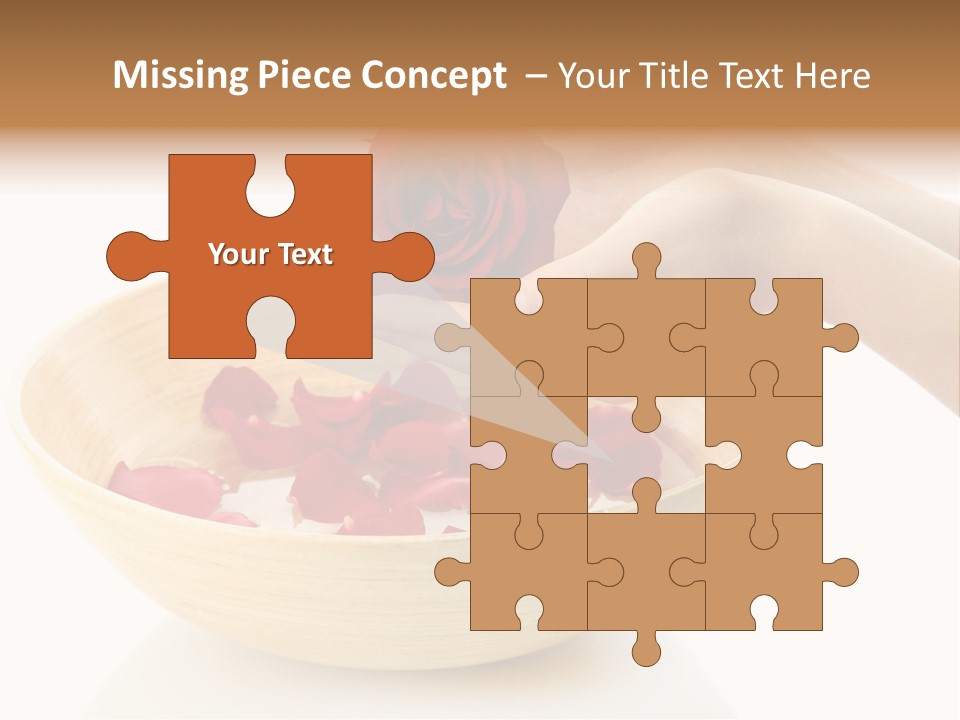 Female Water Treat PowerPoint Template