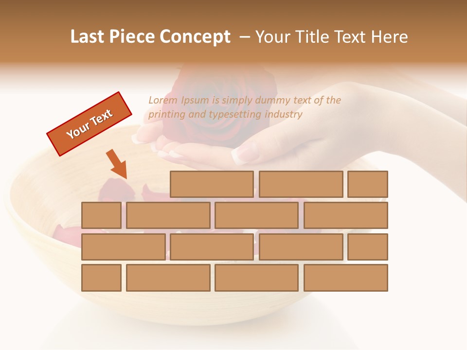 Female Water Treat PowerPoint Template