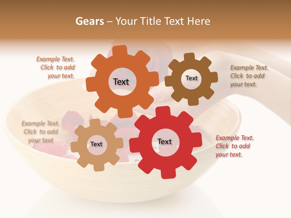 Female Water Treat PowerPoint Template