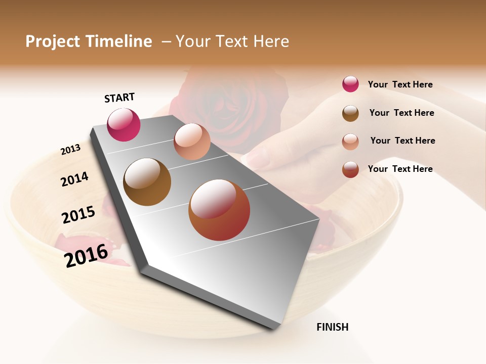 Female Water Treat PowerPoint Template