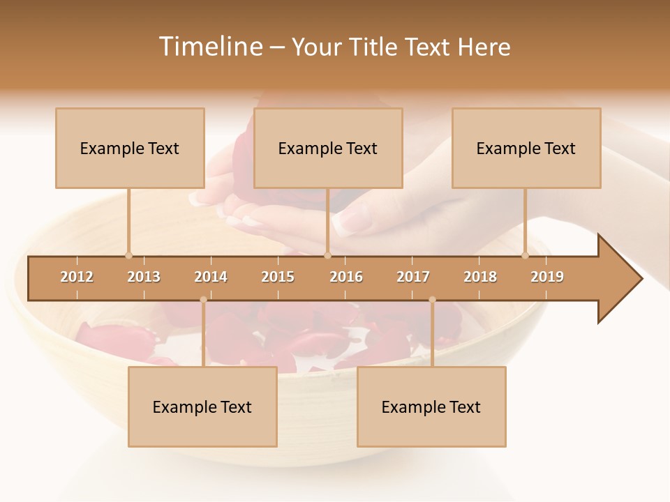 Female Water Treat PowerPoint Template