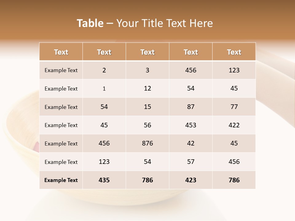 Female Water Treat PowerPoint Template