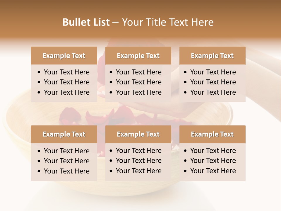 Female Water Treat PowerPoint Template