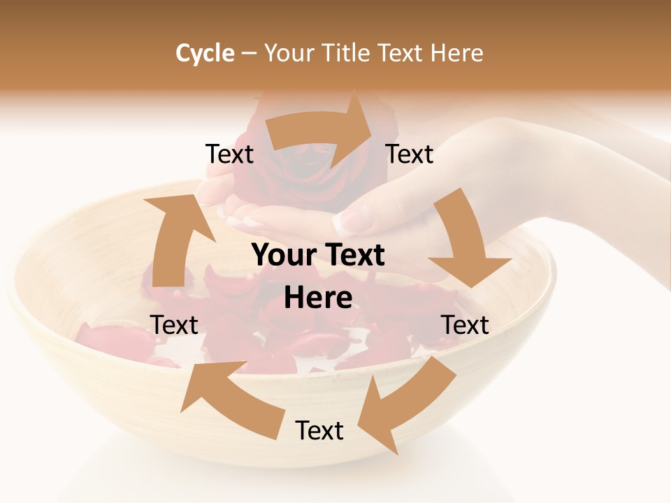 Female Water Treat PowerPoint Template